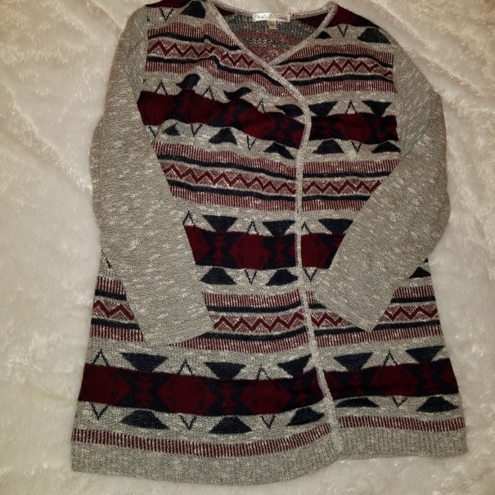 Closet Space Tribal printed cardigan size L…